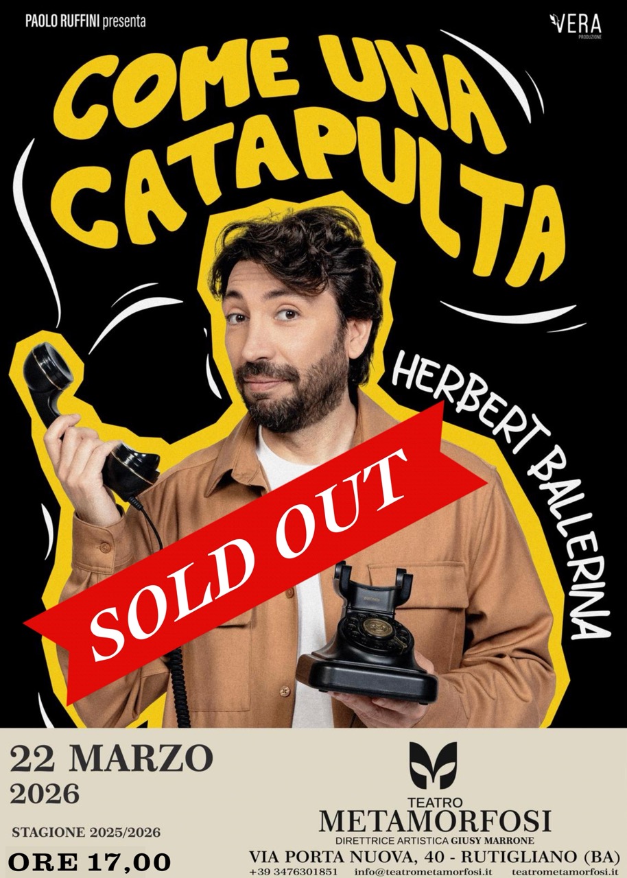 Locandina come una catapulta